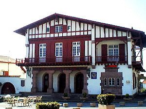 The village of Bidart in the Pays Basque